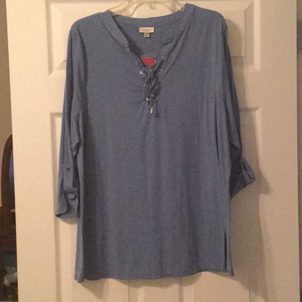 Denim blue shirt